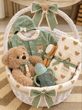 Mimoucha Teddy Baby Box – Vert Sauge